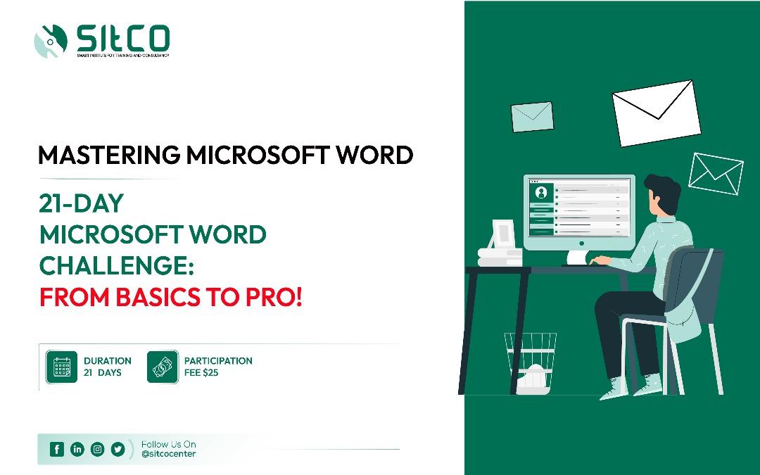 21-Day Microsoft Word Challenge - From Basics to Pro
